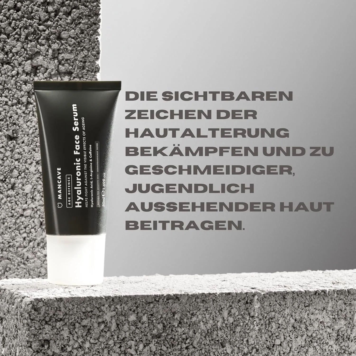 Мужская сыворотка для лица с гиалуроновой кислотой «Face Serum» от ManCave, 50 мл Mancave — фото 2