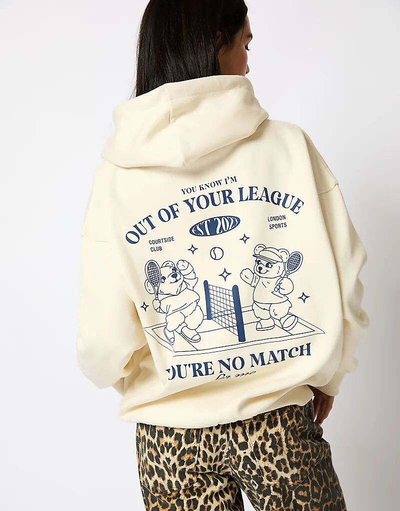 

Толстовка London Out Of Your League Pickleball в цвете экрю Skinnydip