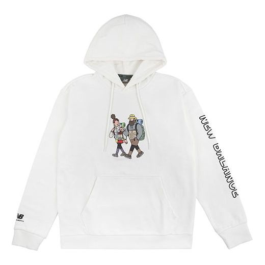 

Худи New Balance x JHl Printing Graphic Hoodie 'White', белый