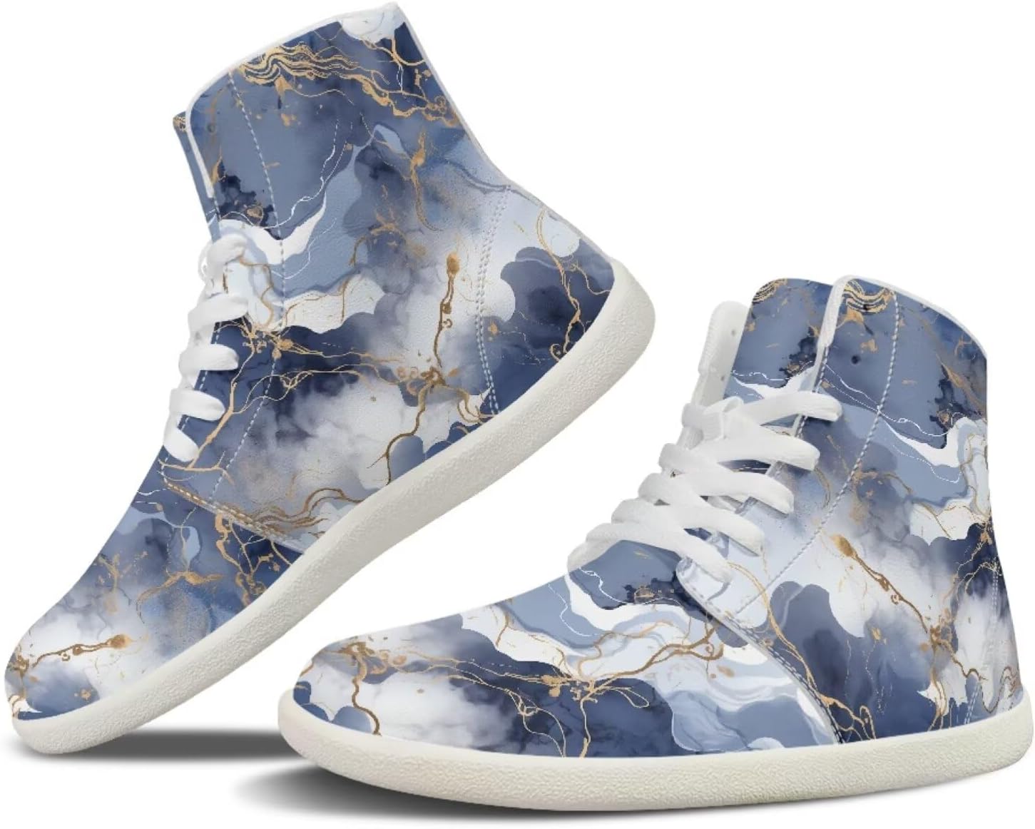 

Кроссовки chaqlin с высокой пяткой, с платформой, спортивные, с поддержкой голеностопа, дышащие, с широкой носочной частью, для женщин и мужчин, противоскользящие, легкие теннисные туфли, синий