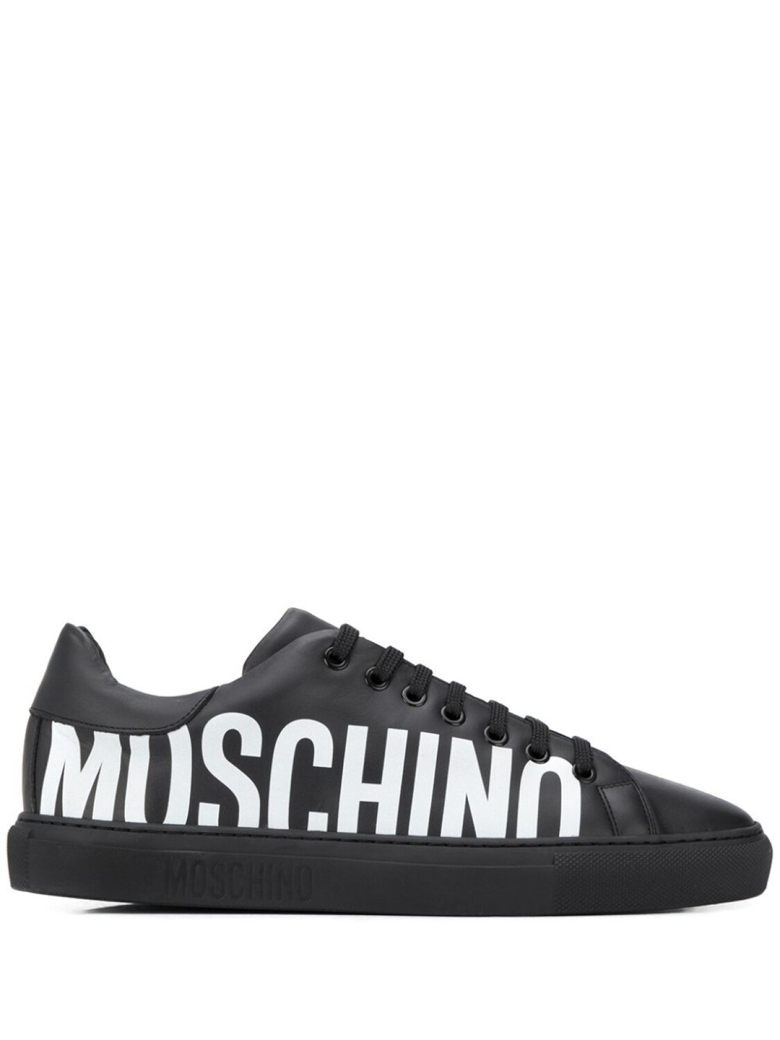 

Moschino кеды с логотипом, черный