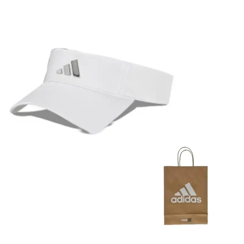 

Adidas Полиэстеровая и полиуретановая унисекс шляпа от солнца белого цвета, White