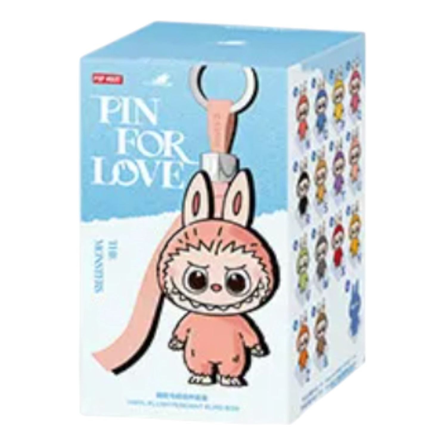

Лабубу Pop Mart The Monsters Labubu Pin for Love Plush Pendant Blind Box (N-Z) (1 Blind Box)