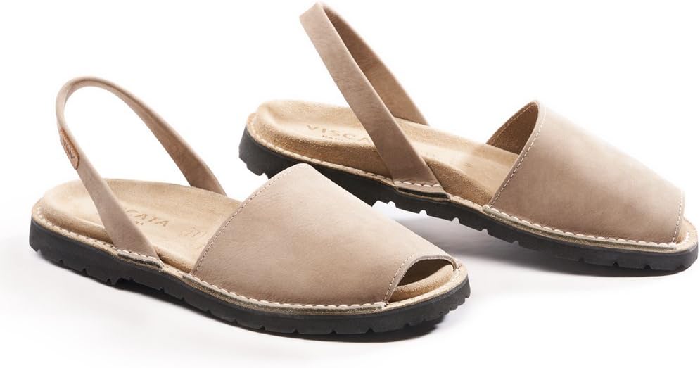 

Мужские сандалии VISCATA Barbada из кожи ручной работы, Испания, бежевый