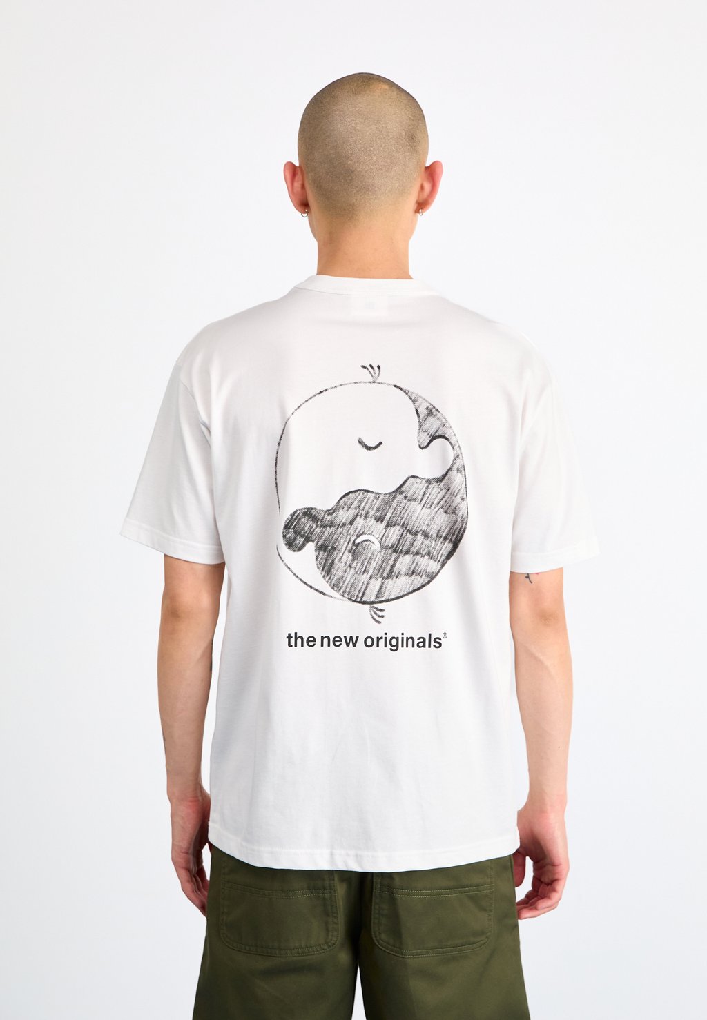 

Футболка с принтом FREDDY YIN YANG TEE The New Originals, белый