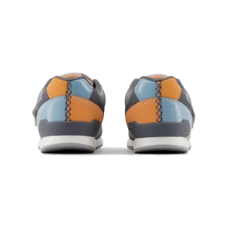 Низкие детские кроссовки New Balance темно-серые — фото 2