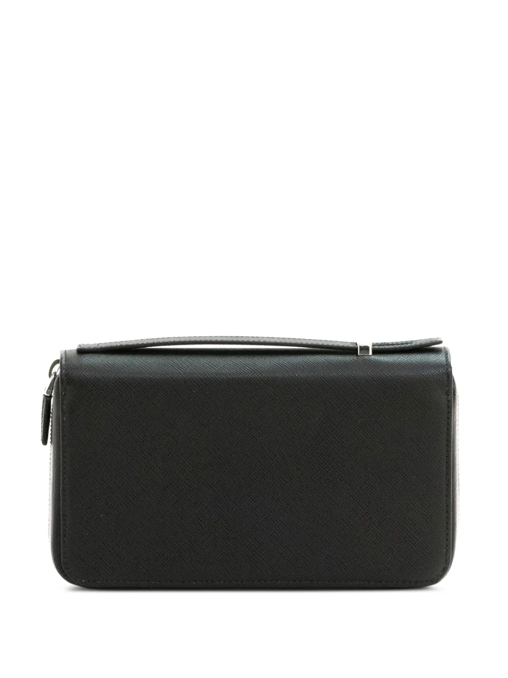 

Кошелек с круговой молнией Prada, черный
