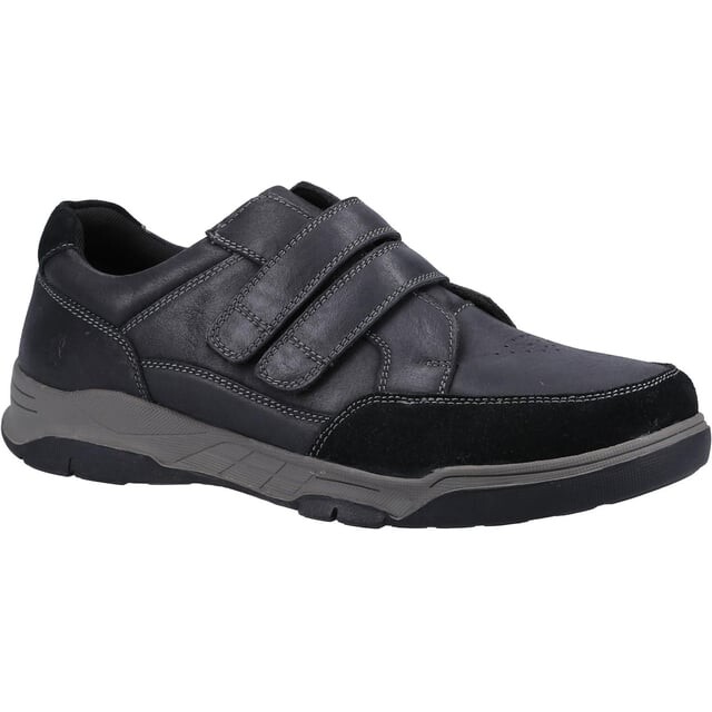 

Мужские кожаные туфли Fabian с двумя ремешками Hush Puppies, черный