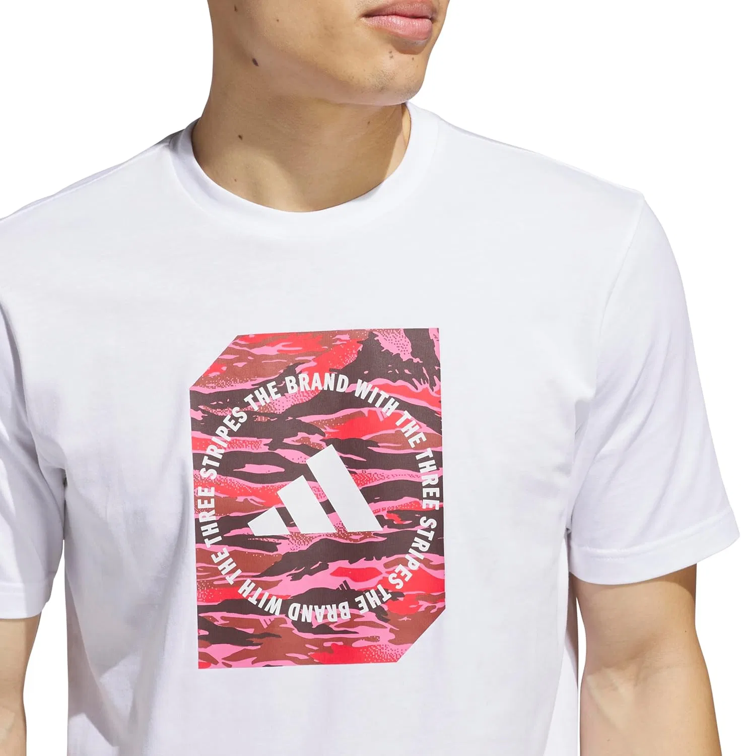 Мужская футболка adidas с камуфляжным рисунком adidas Originals — фото 4