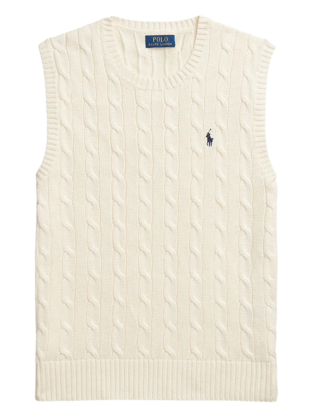 

Жилет фактурной вязки POLO RALPH LAUREN, белый