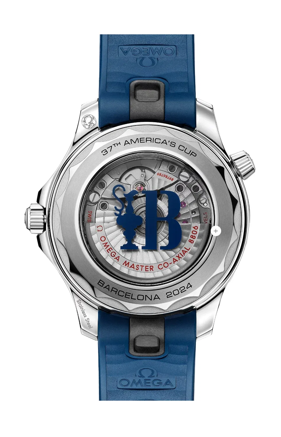 SEAMASTER DIVER 300M 42 ММ, СТАЛЬ НА РЕЗИНОВОМ РЕМЕШКЕ - 210.32.42.20.04.002 OMEGA, серебряный — фото 2