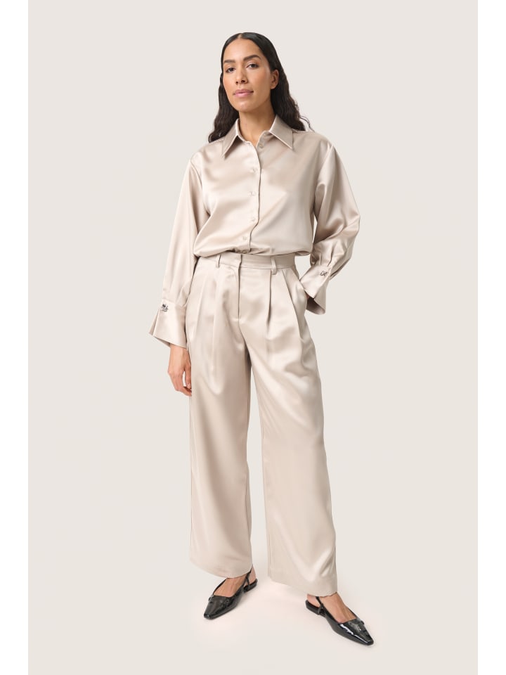 

Брюки прямого кроя SLLiva в цвете Древний свиток Soaked in Luxury