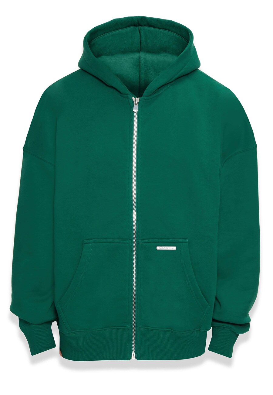 

Толстовка с капюшоном на молнии Dropsize Zip-Up Hoodie, изумрудный