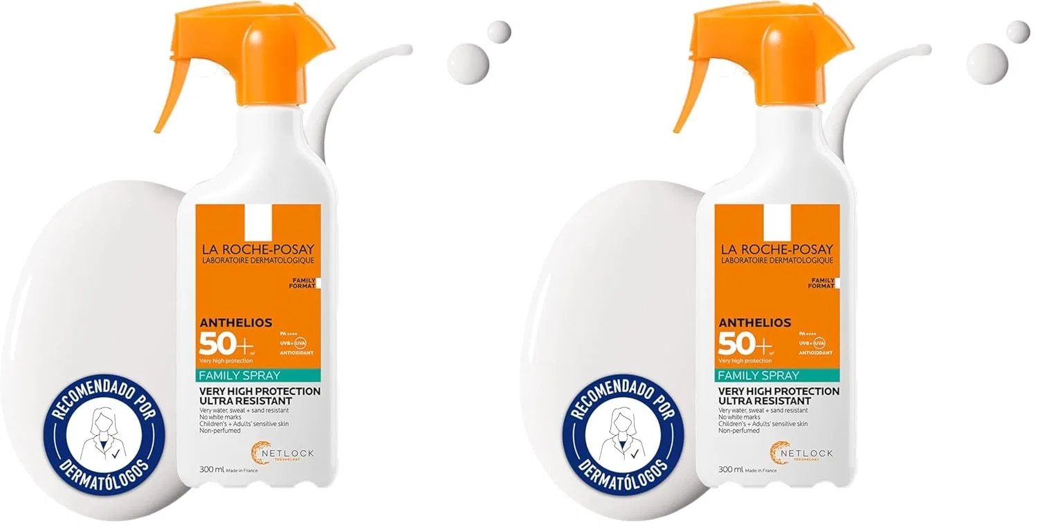 Водостойкий солнцезащитный спрей SPF 50+ «Anthelios Invisible Family Spray» от La Roche-Posay La Roche-Posay, Invisible