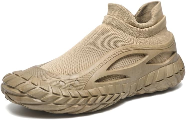 

Мужские спортивные кроссовки с шнуровкой и низким верхом, удобные дышащие повседневные кроссовки, обувь для походов на открытом воздухе Qacksv, хаки