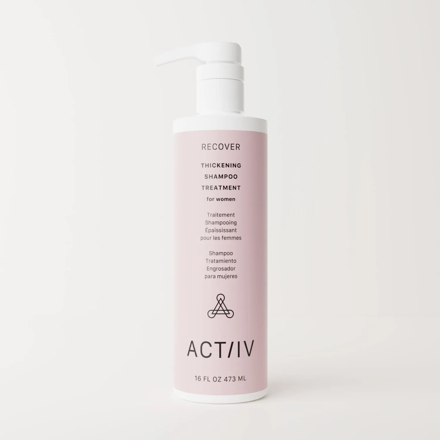 ACTIIV Recover Thickening Shampoo Treatment для женщин: для визуально более густых и здоровых волос, уход за кожей головы, на растительной основе, безопасен для окрашенных волос, веганский, для всех типов волос 473 мл (.) — фото 2