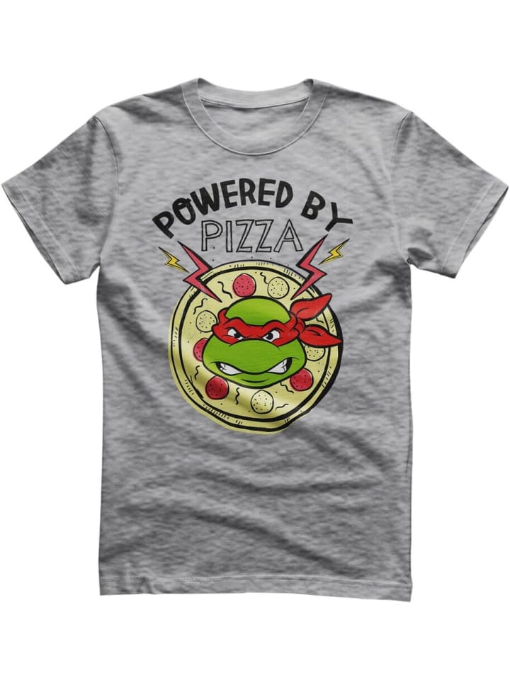 

Teenage Mutant Ninja Turtles Футболка "Powered By Pizza T-Shirt" серого цвета, Серый, Teenage Mutant Ninja Turtles Футболка "Powered By Pizza T-Shirt" серого цвета