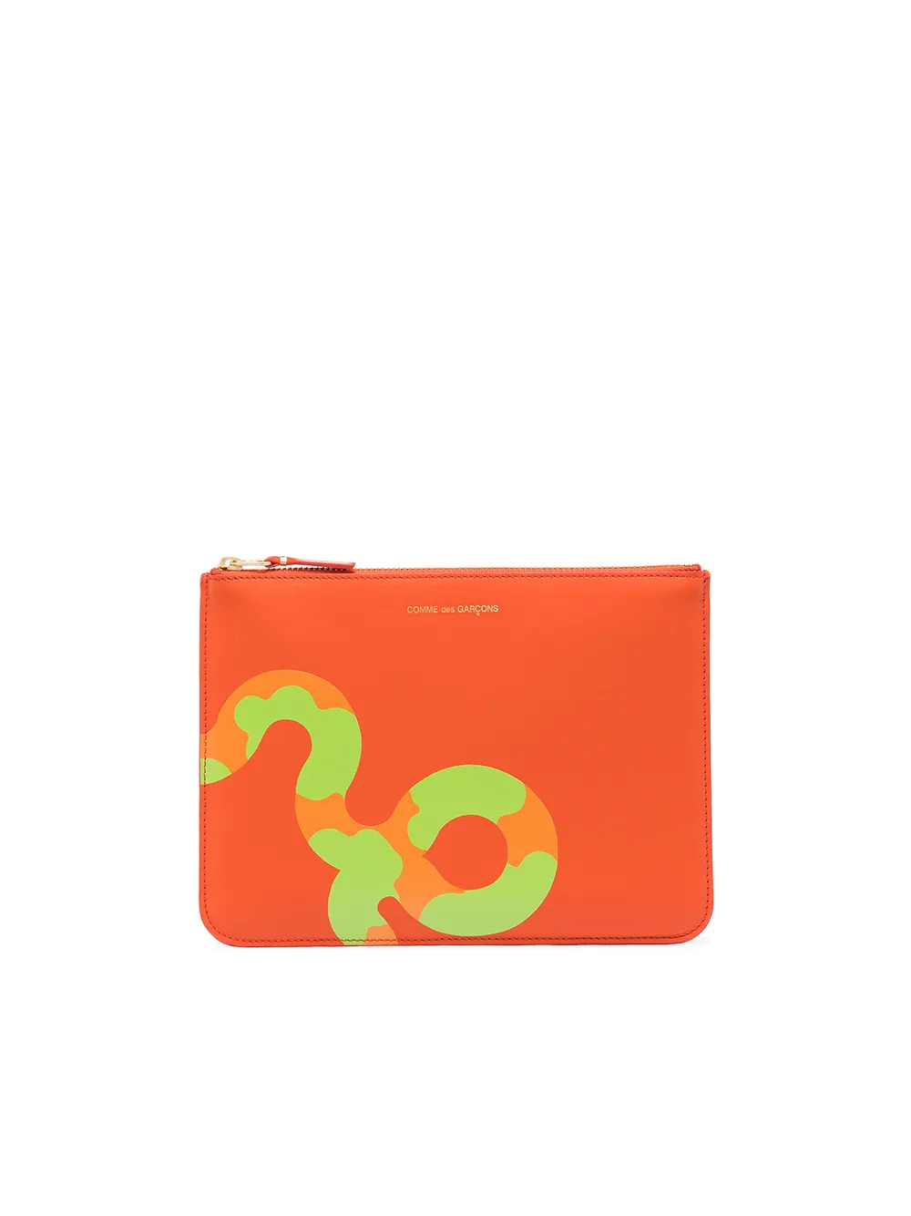 

Картхолдер с принтом Comme Des Garçons Wallet, оранжевый