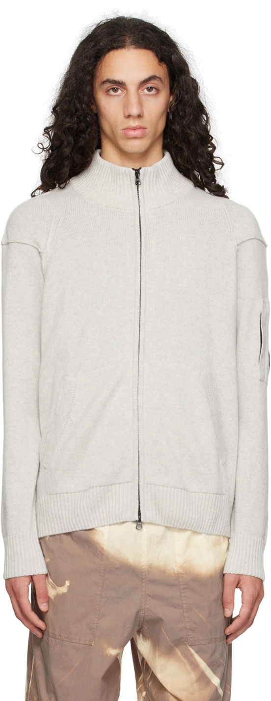 

Свитер с линзами цвета «Off-White» C.P. Company, Off white melange