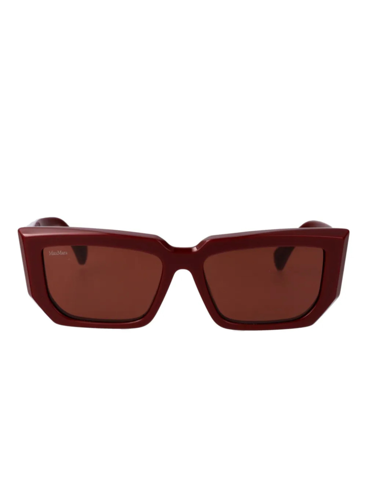 

Солнцезащитные очки Max Mara Eyewear в прямоугольной оправе, красный