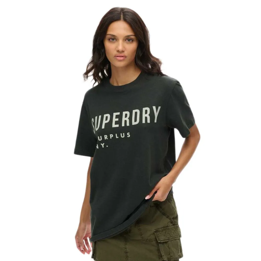

Футболка с коротким рукавом Superdry Surplus Graphic, черный