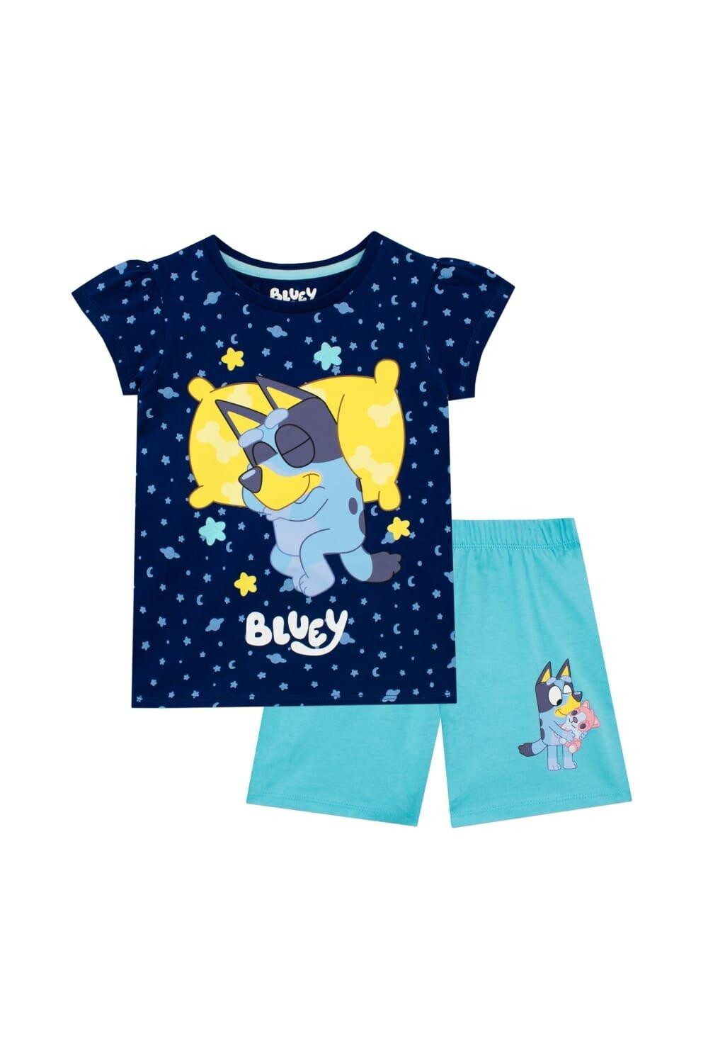 

Короткая пижама для сна Bluey, синий