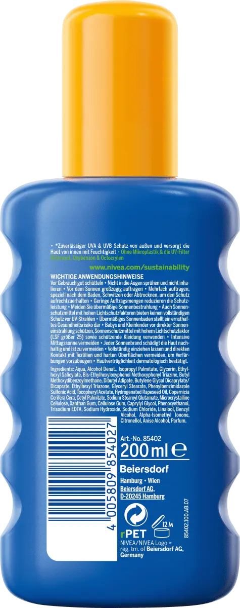 Защита от солнечных лучей и усилитель Уход SPF 30 200 0мл NIVEA — фото 2