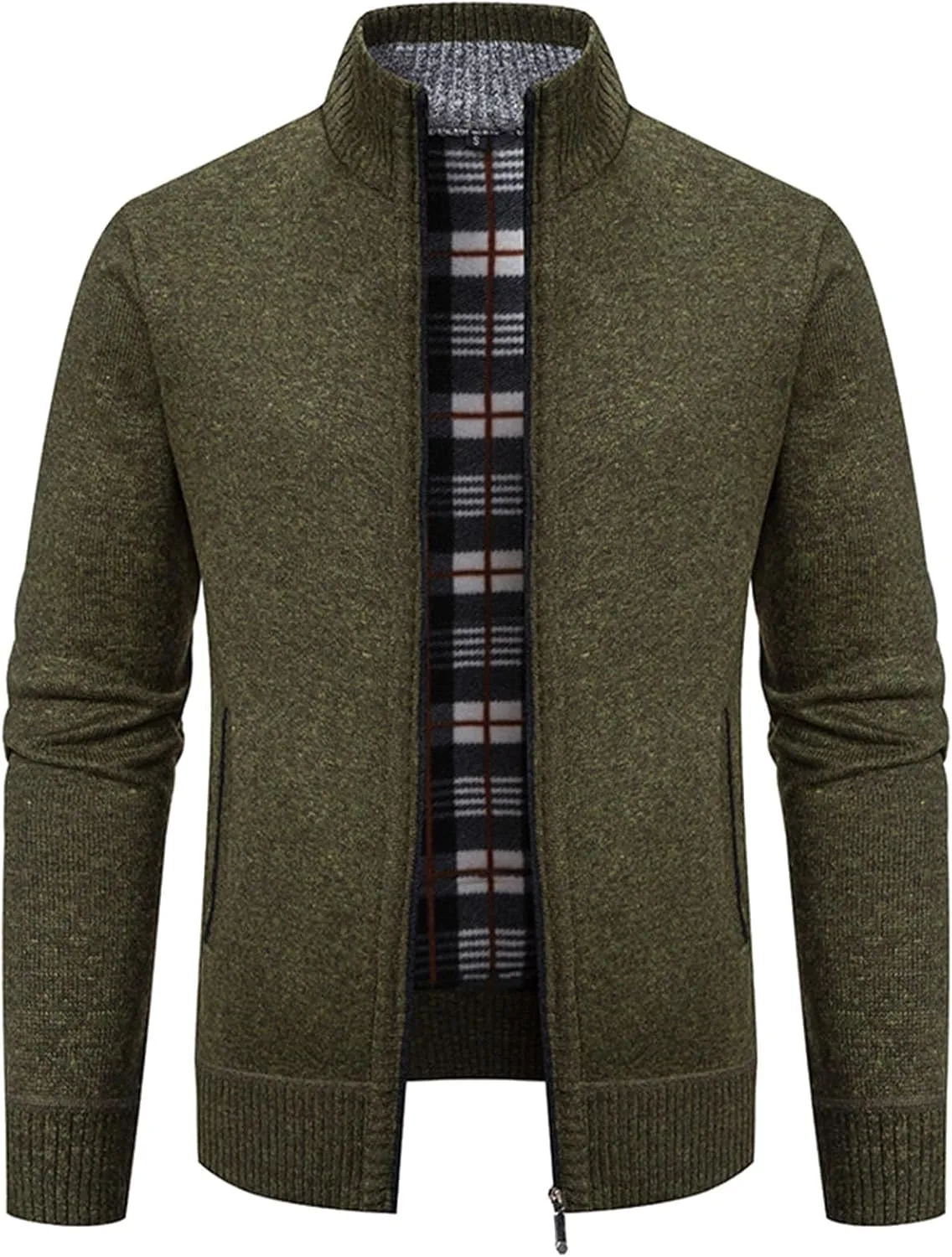 

Мужской кардиган Casual Slim Full Zip с карманами