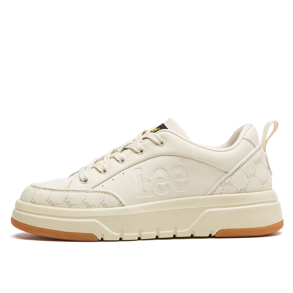 

Lee Износостойкие противоскользящие скейтерские кеды мужские бежевые, цвет Beige