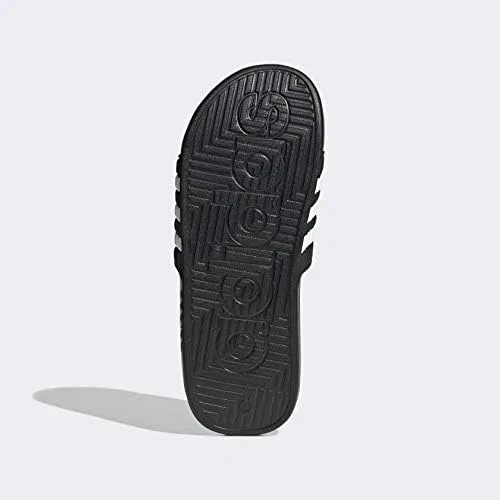 Спортивные сандалии-слайды adidas, черный/белый/черный — фото 4