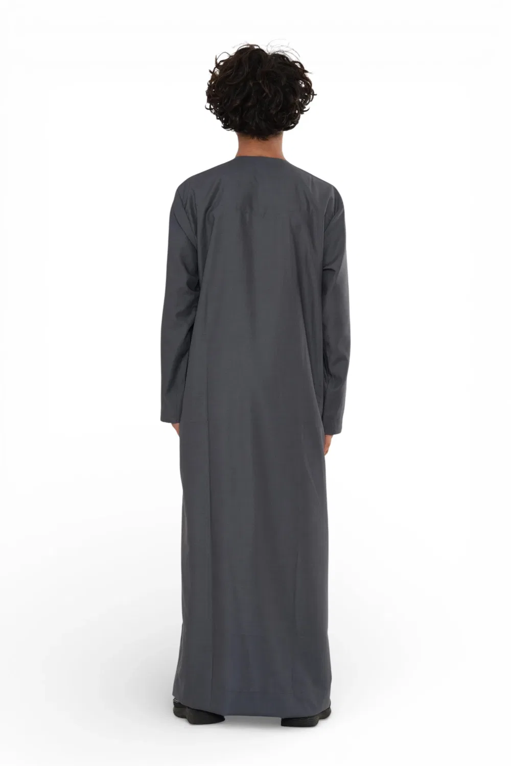 Arabic Thobes Детский серый марокканский халат Джубба для мальчиков для мальчиков Джеллаба Рамадан Ид Тобе - K-HM11 — фото 4