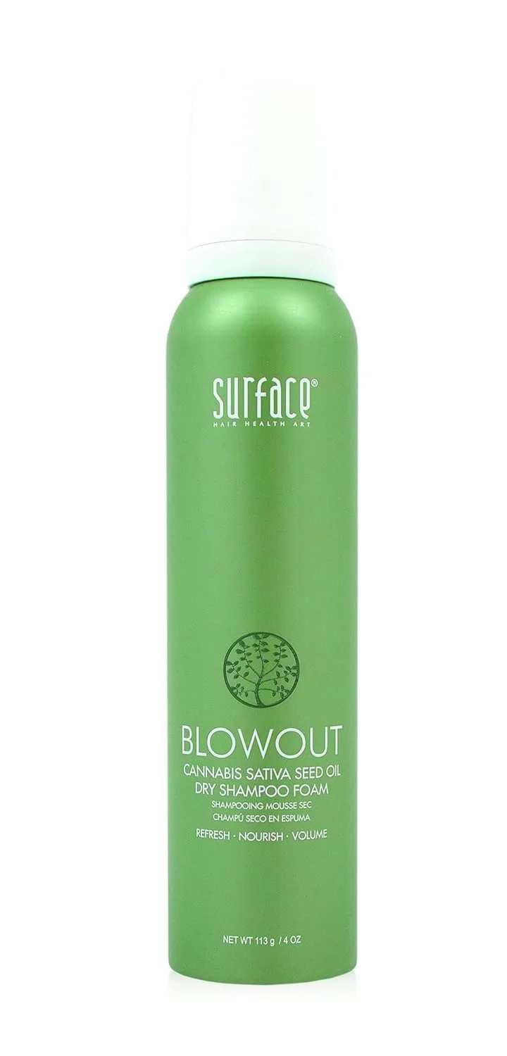 Сухой шампунь Surface Hair Blowout - органические ингредиенты для женщин и мужчин, термостойкий, с маслом бабассу для более длительной укладки - 113 мл