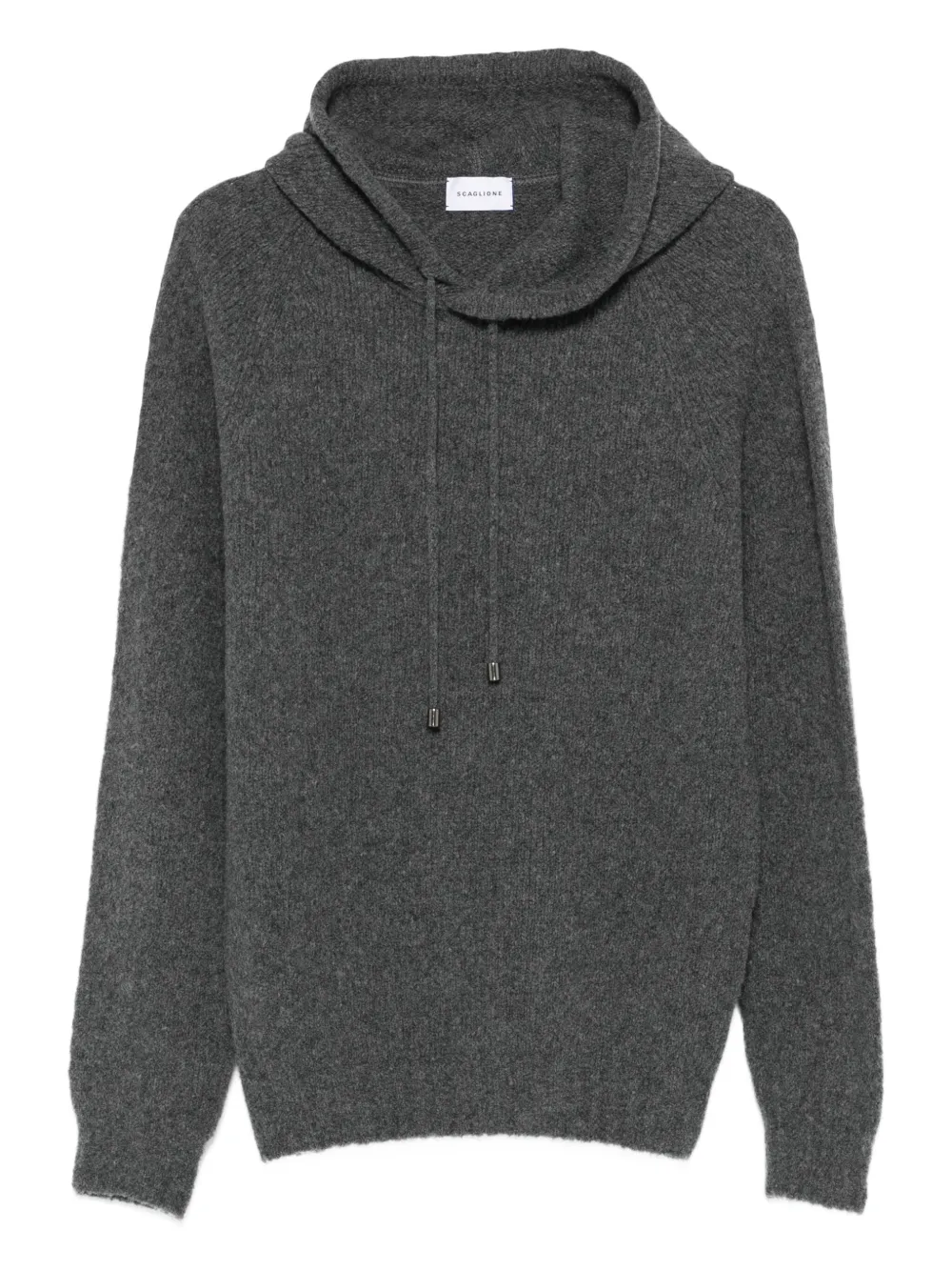 

Ребристый свитер с капюшоном SCAGLIONE, серый