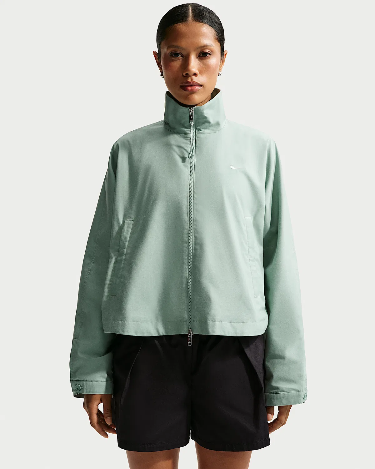 Женская оверсайз-куртка Nike Sportswear, Steam/Heather/Steam