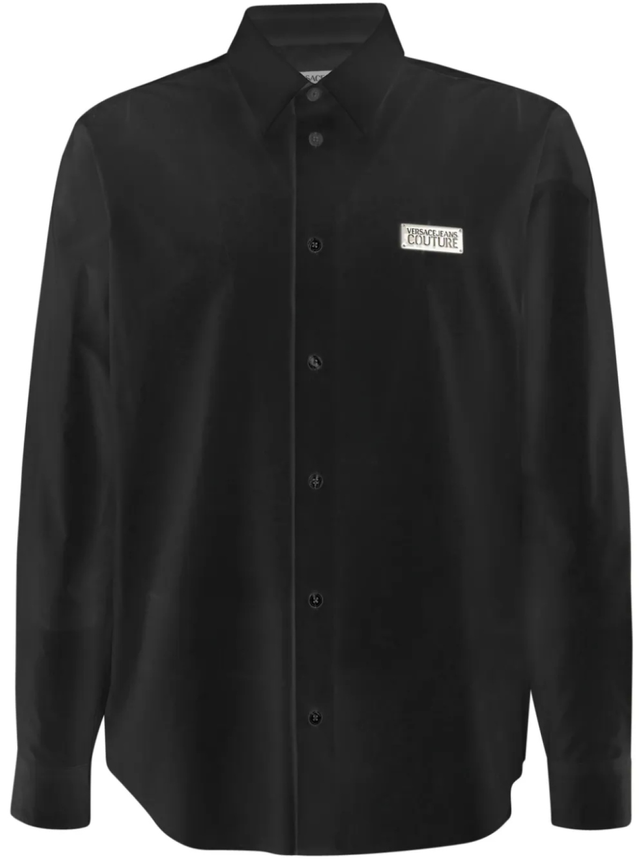 

Versace Jeans Couture рубашка с аппликацией, черный