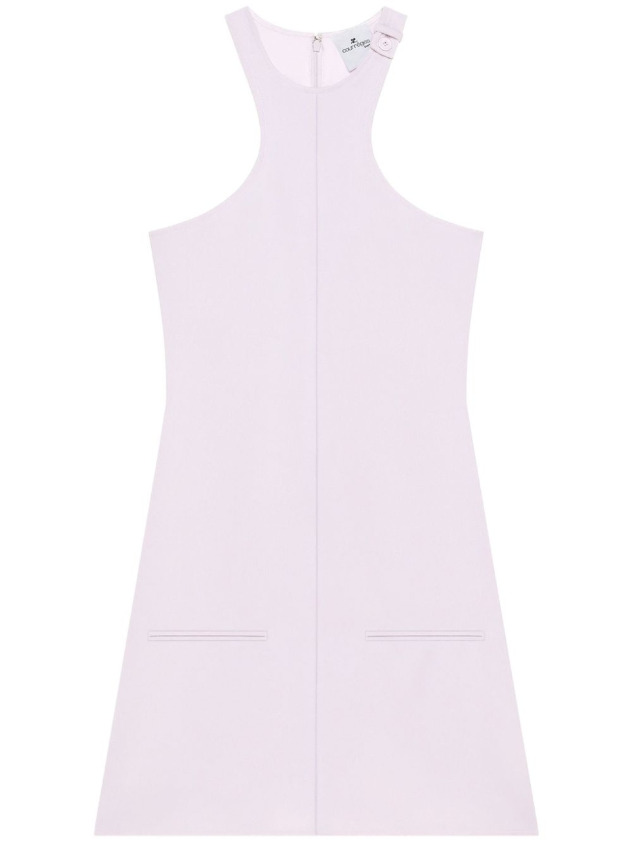 

Courrèges платье А-силуэта, розовый