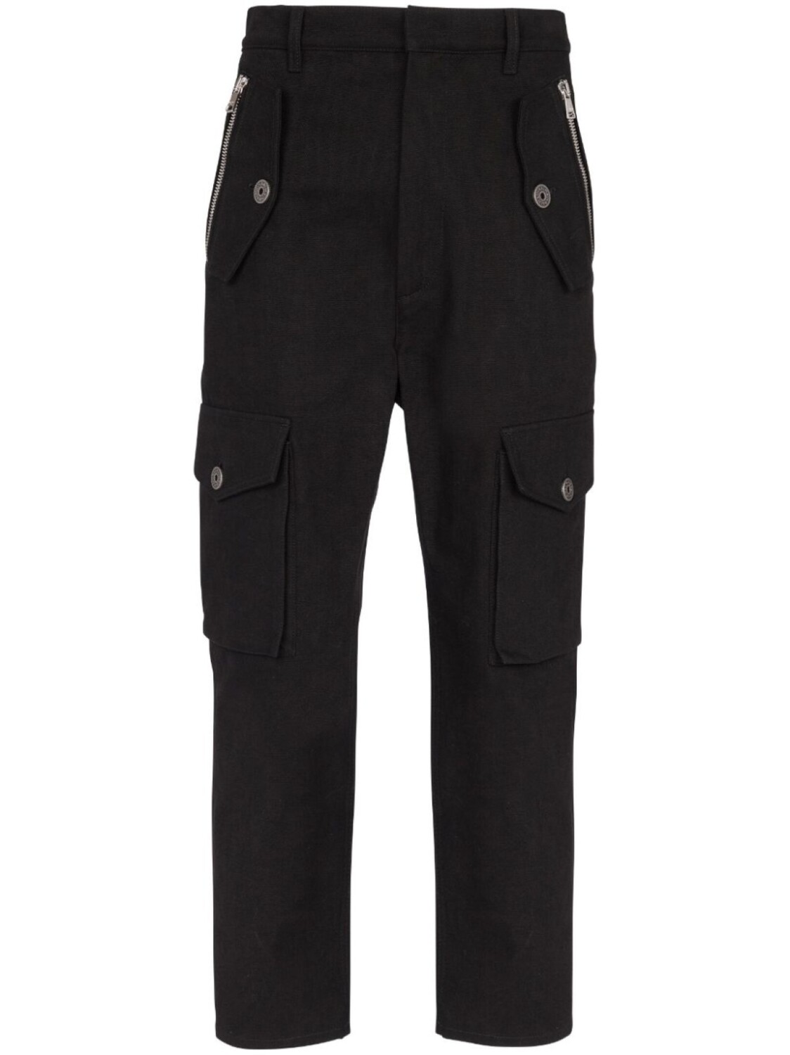 

Balmain укороченные брюки карго, черный
