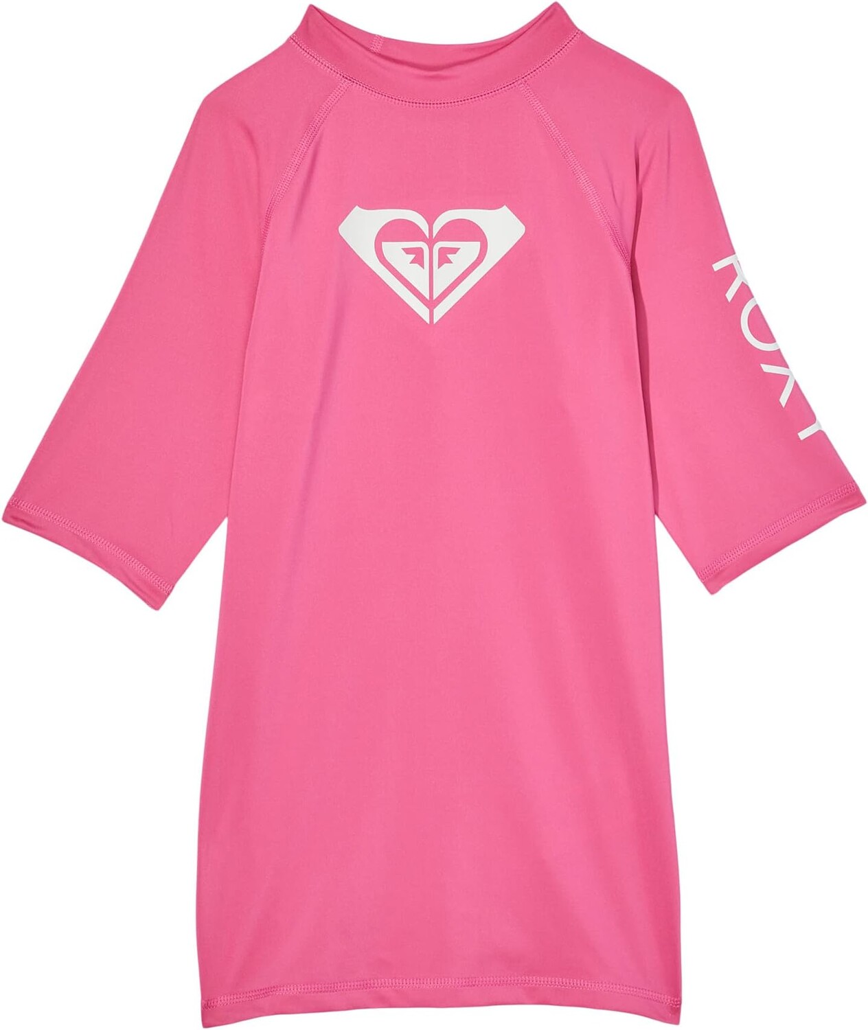 

Купальник Roxy Kids Whole Hearted Short Sleeve Rashguard, цвет Shocking Pink