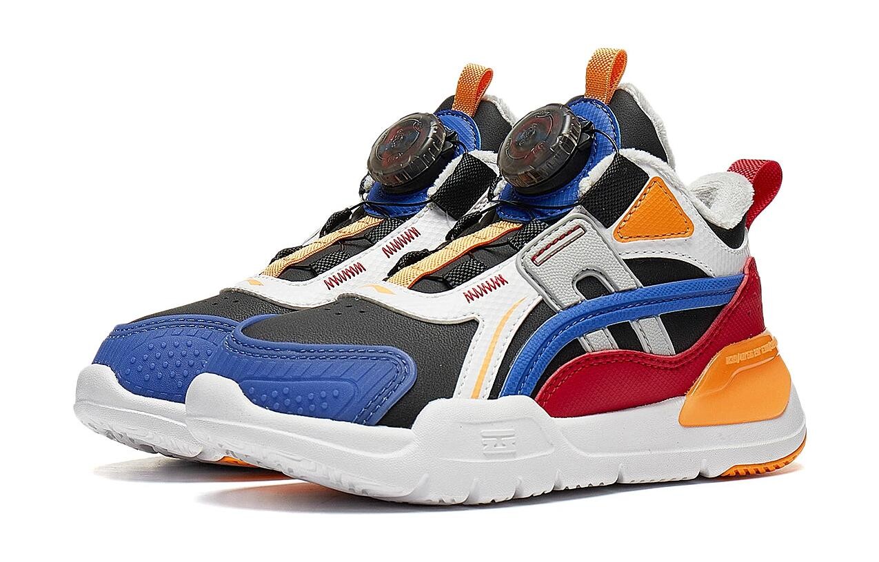 Кроссовки LINING YOUNG Shield Kids Lifestyle Shoes Kids Low-top White/Blue, синий — фото 3