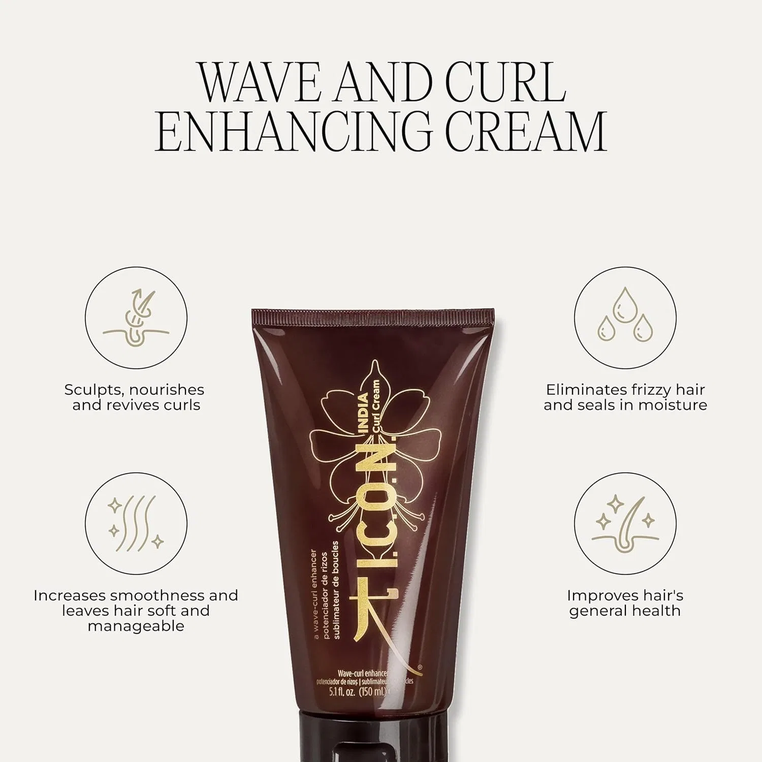 Крем для кудрявых волос «India Curl Cream» от I.C.O.N. I.C.O.N. — фото 2