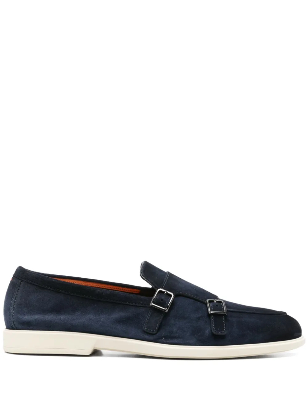 

Замшевые монки Santoni, синий