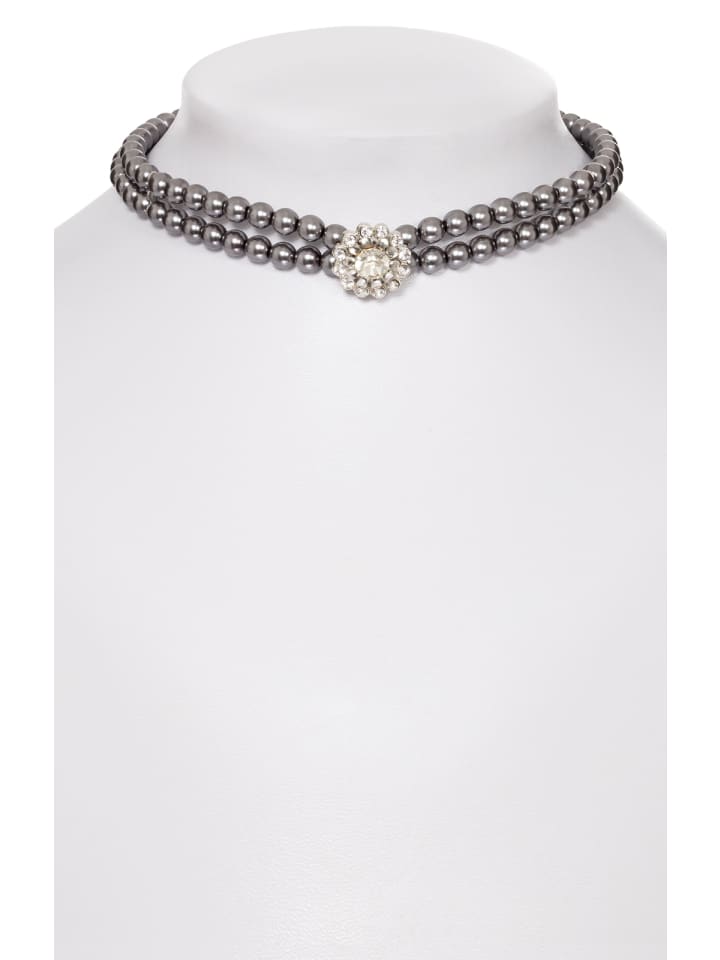 

Schuhmacher Жемчужное колье LS003 антрацитового цвета