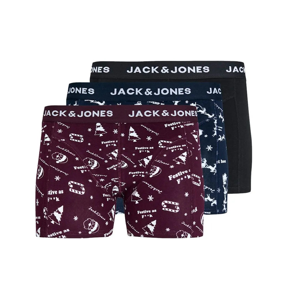 

Боксеры 3 шт Jack & Jones Snowflake, разноцветный