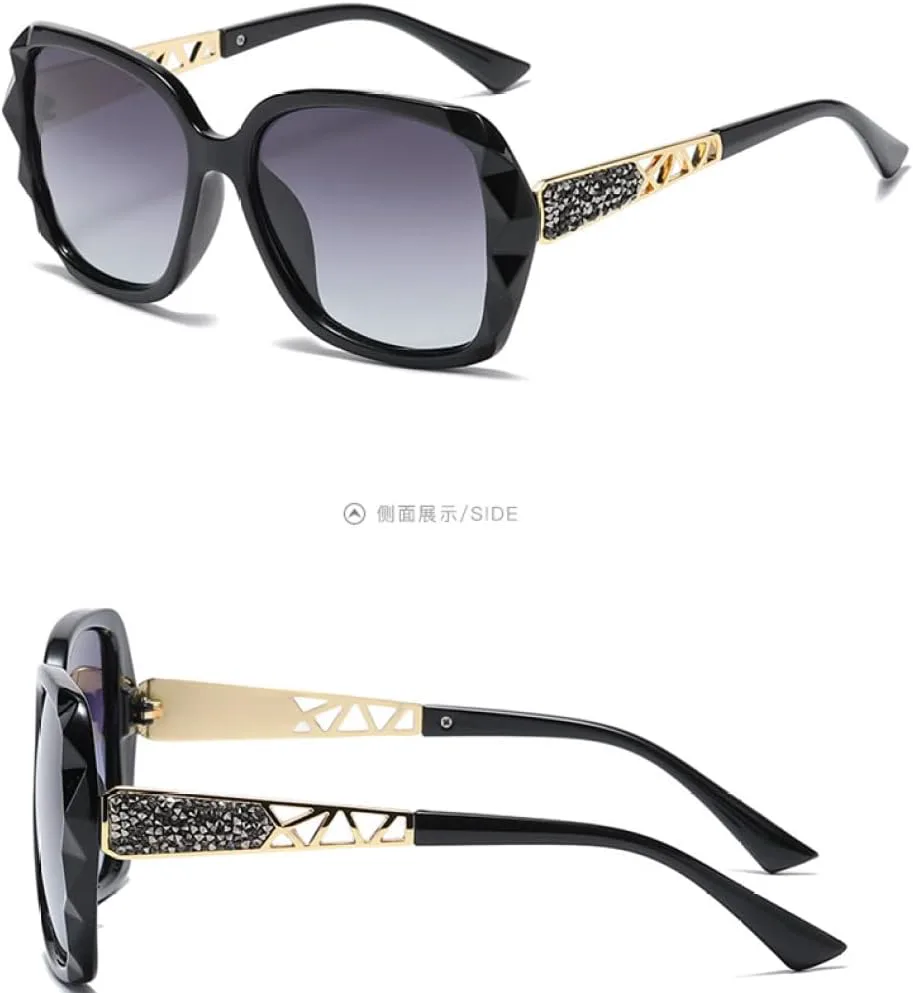 

Новые поляризованные солнцезащитные очки 2025 года, большая коробка, женская версия, УФ-очки, очки знаменитостей, круглые очки для вождения, женские DSXLY, 10