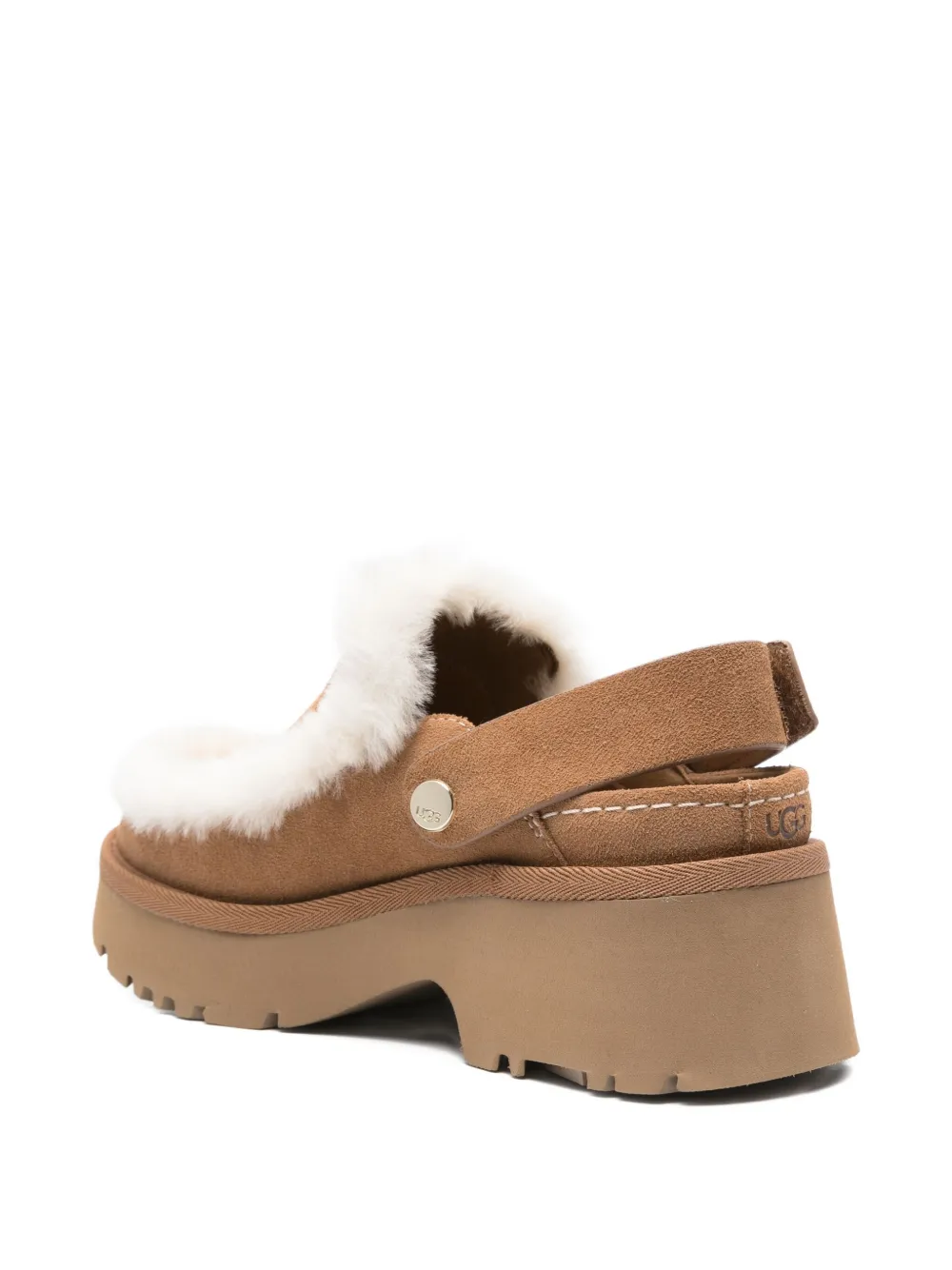 Туфли Esmee с меховой отделкой, 60 мм UGG, коричневый — фото 3