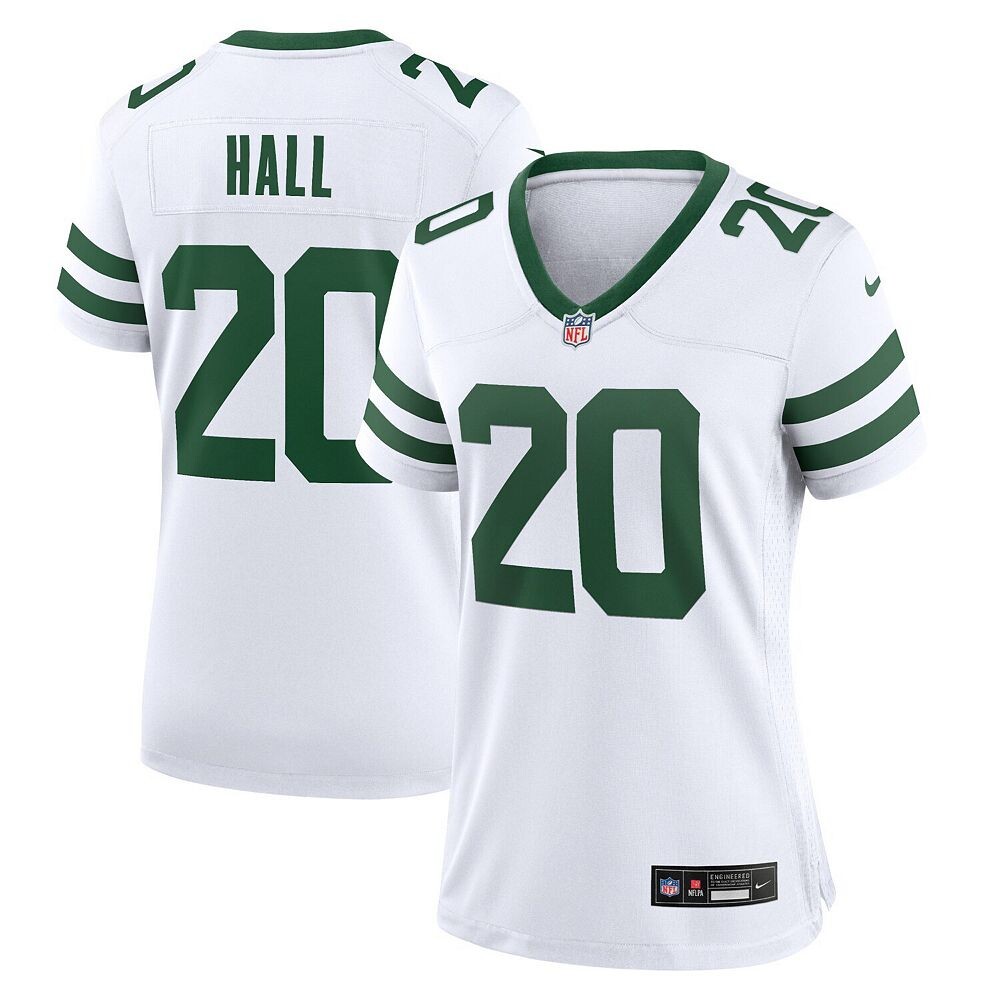 

Женское белое джерси Nike Breece Hall New York Jets Legacy Player Game, цвет Jet White