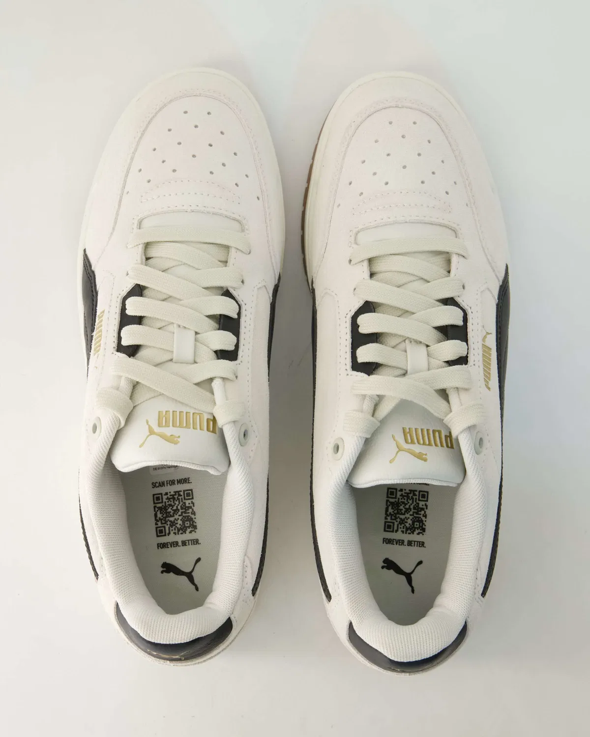 Кроссовки низкие, бежевые, Puma, бежевый — фото 4