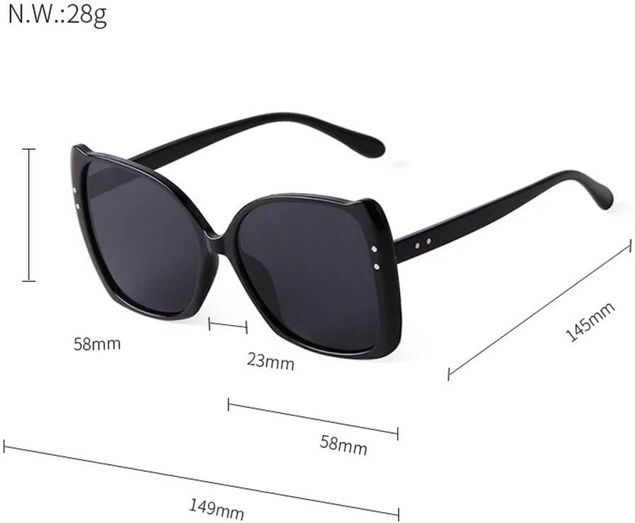 

Солнцезащитные очки в крупной оправе для женщин, роскошные, модные, с градиентным переходом цвета, солнцезащитные очки для мужчин generic, C2 White Tea Pink