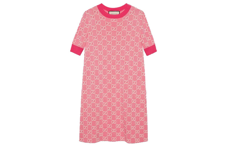 

Платье Gucci Short-Sleeved, розовый