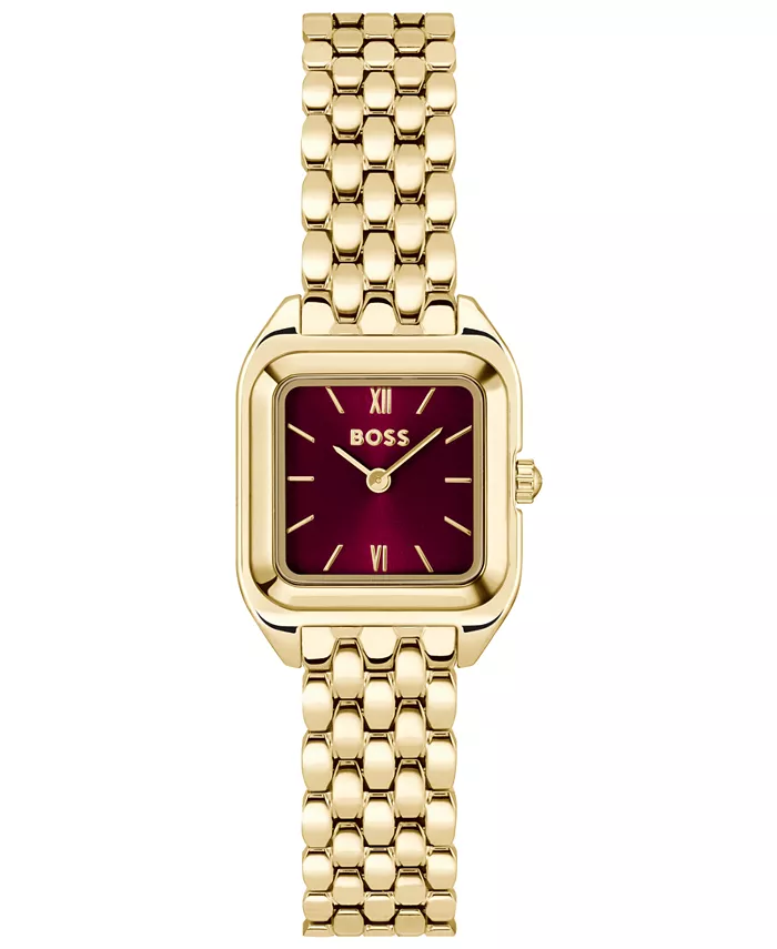 

Женские часы Mae Petite Quartz Basic Mini Ionic с тонким золотым стальным корпусом, 22 мм Hugo Boss